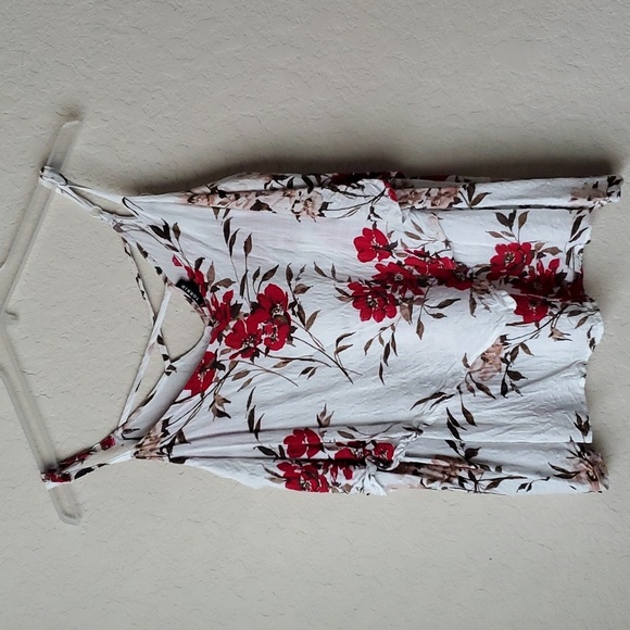 torrid Tops - Torrid Sophie Textured Woven Double Layer Swing Cami Size 1 (14/16)